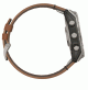 fēnix 8 – 51 mm, AMOLED - Sapphire, Titanium with Chestnut Leather Band - 010-02905-40 - Garmin